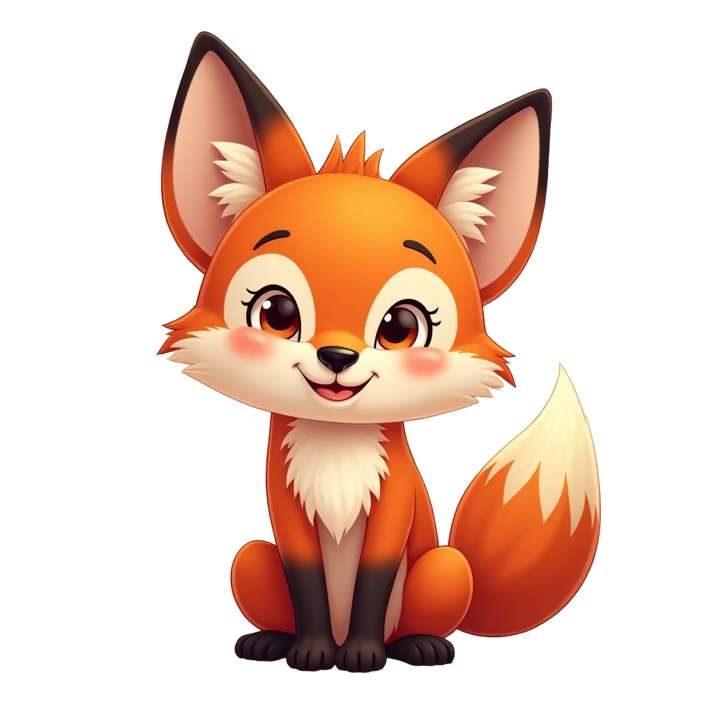 Adorable Fox Character